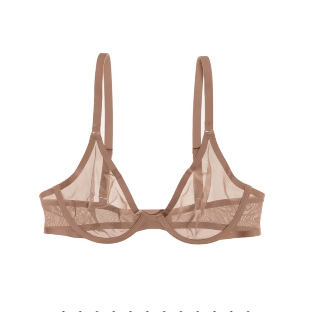 Cuup The Plunge Mesh Bra Sz 34E